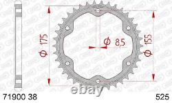 Afam Kit Chaîne Acier 525 XHR3-G 17x38 KTM 1290 Super Duke Gt/ R /RR 2016