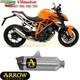 Arrow KTM 1290 Super Duke R 16 Pot D'&Eacute;chappement Moto Silencer Race-Tech Titane