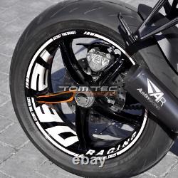 Autocollant de Jante KTM Super Duke 1290 SD R Sdr Gt Texte Ducati BMW, Suzuki