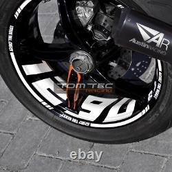 Autocollant de Jante KTM Super Duke 1290 SD R Sdr Gt Texte Ducati BMW, Suzuki