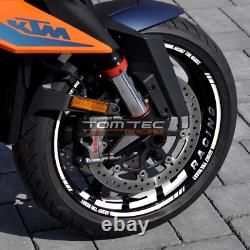 Autocollant de Jante KTM Super Duke 1290 SD R Sdr Gt Texte Ducati BMW, Suzuki