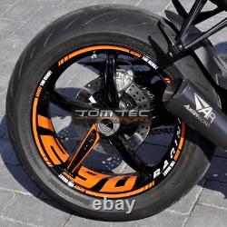 Autocollant de Jante KTM Super Duke 1290 SD R Sdr Gt Texte au Choix Ducati
