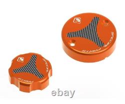 Bouchons Réservoir Fluide Orange Dbk Pour Ktm Super Duke 1290 R Evo 2022 2023