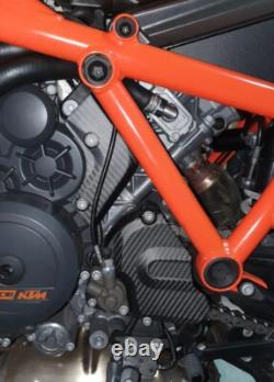 Cache Pignon Ktm Superduke Super Duke R 1290 2020 2021 2022 2023 Carbone Mat