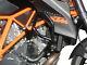 Crash Bars Pare carters Heed KTM 1290 SUPER DUKE R (2014 2016) noir