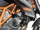 Crash Bars Pare carters Heed KTM 1290 SUPER DUKE R (2014 2016) noir