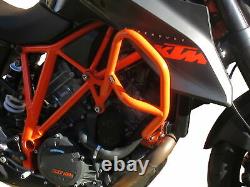 Crash Bars Pare carters Heed KTM 1290 SUPER DUKE R (2014 2016) orange