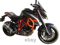 Crash Bars Pare carters Heed KTM 1290 SUPER DUKE R (2014 2016) orange