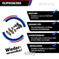 DID Kit Chaîne X-Anneau VX3 pour KTM Super Duke 990 2005-2011 Niet-&clipschloss