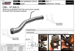 Décataliseur MIVV En Acier Inoxydable Pour Ktm Super Duke 1290 Gt 2016-2024