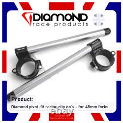 Diamant Guidons Clip-On Légers 48Mm KTM Super Duke 990 2006-2007