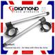 Diamant Guidons Clip-On Légers 48Mm KTM Super Duke 990 2010-2011
