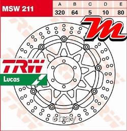 Disque de frein Avant TRW Lucas MSW 211 KTM LC8 990 Super Duke KTM LC-8 2005-11