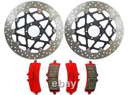 Disques frein avant BREMBO + Plaquettes SA POUR KTM SUPER DUKE 1200 R 20142016