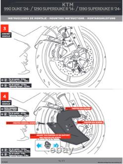 Ducts De Frein Puig Look Carbone KTM 990 Duke/1390 Super Duke R 2024 2025