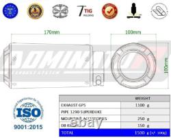 Échappement Terminal GP TITANE KTM SUPER DUKE 1290 / 1390 MY 2020 2021 2022 2025