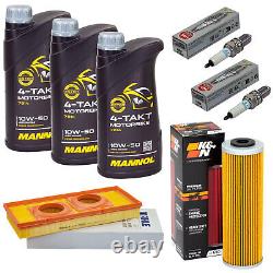 Entretien Kit pour KTM Super Duke 990 LC8 07-12 Huile 3L Filtre à Air Bougie