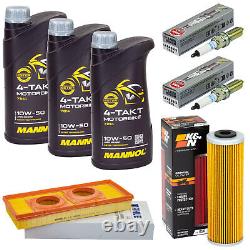 Entretien Kit pour KTM Super Duke 990 R 2012-13 Huile 3L Filtre à Air Bougie
