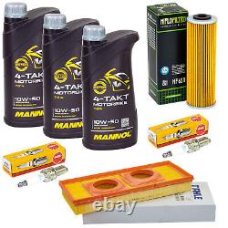 Entretien pour KTM Super Duke 990 LC8 05-06 Kit Huile 3L Filtre à Air Bougie