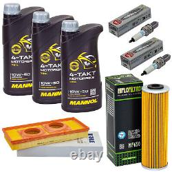 Entretien pour KTM Super Duke 990 LC8 07-12 Kit Huile 3L Filtre à Air Bougie