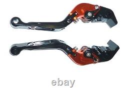 KTM 1290 Super Duke Gt 2014-2021 Brake & Clutch Orange Pliable Levers Race Track