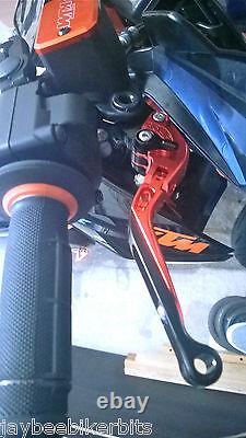 KTM 1290 Super Duke R 14-19 Frein-Embrayage Orange Pli Levier Route Course R11A3