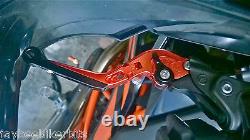 KTM 1290 Super Duke R 14-19 Frein-Embrayage Orange Pli Levier Route Course R11A3