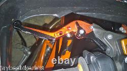 KTM 1290 Super Duke R 14-19 Frein-Embrayage Orange Pli Levier Route Course R11A3