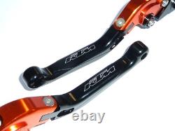 KTM 1290 Super Duke R 2014-2021 Brake & Clutch Orange Pliable Levers Race Track