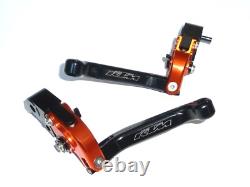 KTM 1290 Super Duke R 2014-2021 Brake & Clutch Orange Pliable Levers Race Track