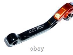 KTM 1290 Super Duke R 2014-2021 Brake & Clutch Orange Pliable Levers Race Track