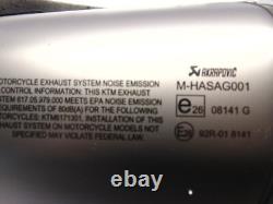 KTM 1290 Super Duke R / EVO Silencieux Akrapovic Slip On En Carbone Titane