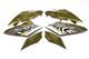 KTM 990 Super Duke 2010 Kit Car&eacute;nage Vert Set 10 Covers