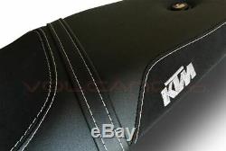 KTM 990 Superduke 2005-2011 Volcano Design Selle Housse Anti- Scivolo Noir Blanc