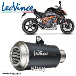 KTM SUPER DUKE 1290 R ABS 2020-2023 Pot échappement Leovince Noir LV-10 Racin