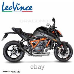 KTM SUPER DUKE 1290 R ABS 2020-2023 Pot échappement Leovince Noir LV-10 Racin