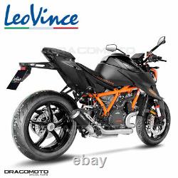 KTM SUPER DUKE 1290 R ABS 2020-2023 Pot échappement Leovince Noir LV-10 Racin