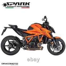 KTM SUPER DUKE 1290 R ABS EVO 2022-2024 Pot échappement SPARK Noir GKT0113DOM