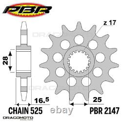 KTM SUPER DUKE R 1290 2017-2023 chaîne pignon couronne set 525 PBR EK2990G