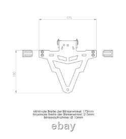 KTM Super Duke 1290 Plaque, À Partir De L'Année 2020- Avec Éclairage la Plaque