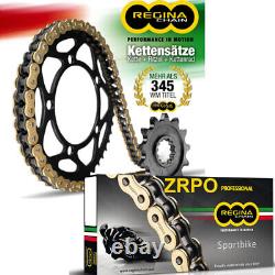 Kit Chaîne pour KTM Super Duke 1290 R Avec regina Zrpo Rennkette Z-Ring Or