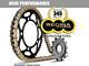 Kit Chaîne pour KTM Super Duke 990 Avec regina Zrto Chaîne Z-Ring en Or