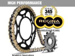 Kit Chaîne pour KTM Super Duke 990 Avec regina Zrto Chaîne Z-Ring en Or