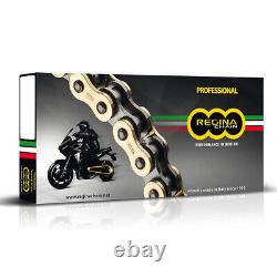 Kit Chaîne pour KTM Super Duke 990 Avec regina Zrto Chaîne Z-Ring en Or