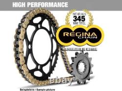 Kit Chaîne pour KTM Super Duke 990 R Avec regina Zrto Chaîne Z-Ring en Or