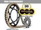 Kit Chaîne pour KTM Super Duke 990 R Avec regina Zrto Chaîne Z-Ring en Or