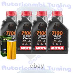 Kit D'entretien Huile Motul 7100 10W40 + Filtre Pour KTM 1290 Super Duke R 2020