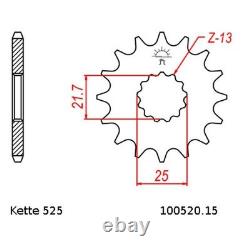 Kit De Chaîne Ktm Super Duke 990 07-14 Chaîne Rk Gb 525 Zxw 110 Ouverte Or 16/38