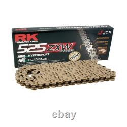 Kit De Chaîne Ktm Super Duke 990 07-14 Chaîne Rk Gb 525 Zxw 110 Ouverte Or 16/38