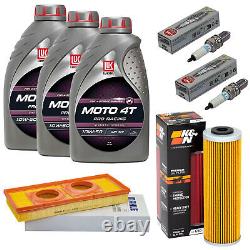 Kit Entretien pour KTM Super Duke 990 LC8 07-12 Huile 3L Filtre à Air Bougie